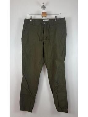 REI Co-op Trailsmith Jogger Pants Hiking Green Cotton Blend Casual Men 34x34
